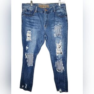 VIP jeans Ripped Size 15/16 Blue Jeans